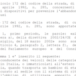 Immagine: LEGGE n. 117 dispositivi anti abbandono bambini